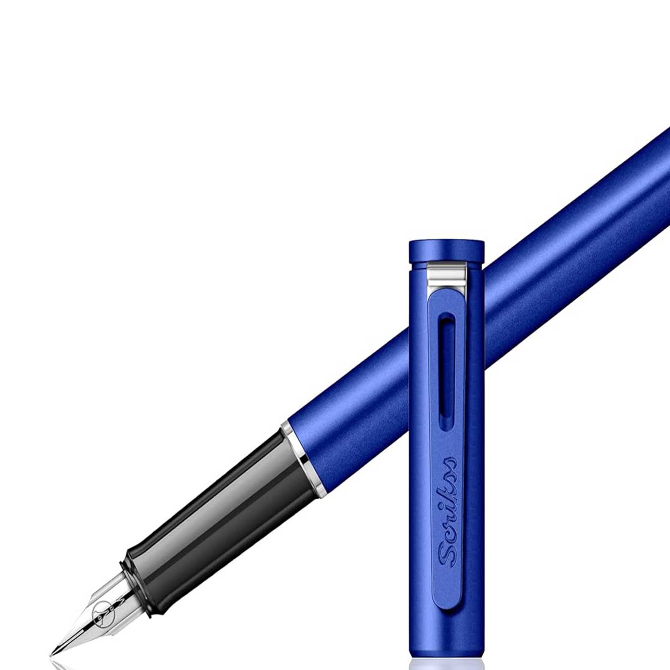 Scrikss | Punto Series | Fountain Pen | Medium Nib | Blue