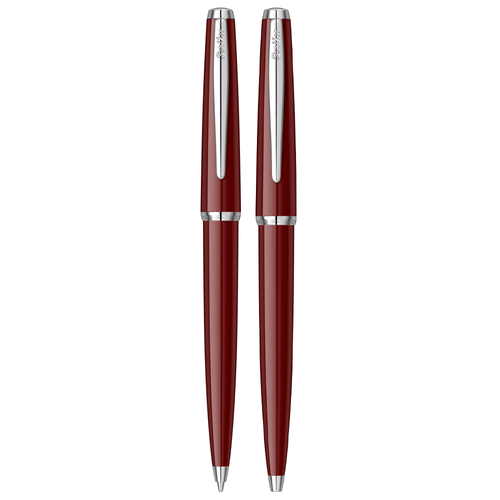 Scrikss | Vintage 33 | Ball Point & 0.7mm Mechanical Pencil  Set | Burgundy