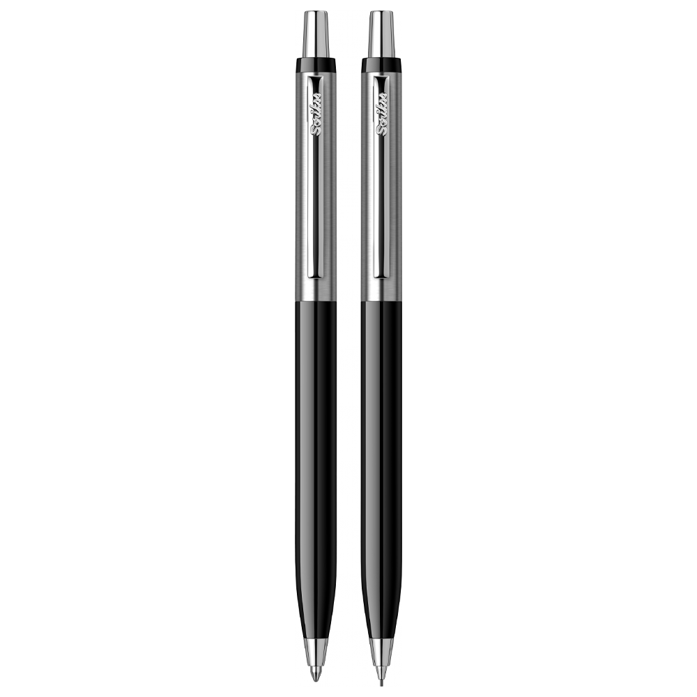 Scrikss Vintage 51 Ballpoint Pen and 0.7mm Mechanical Pencil | Black