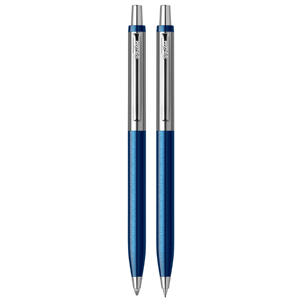 Scrikss Vintage 51 Ballpoint Pen and 0.7mm Mechanical Pencil | Blue