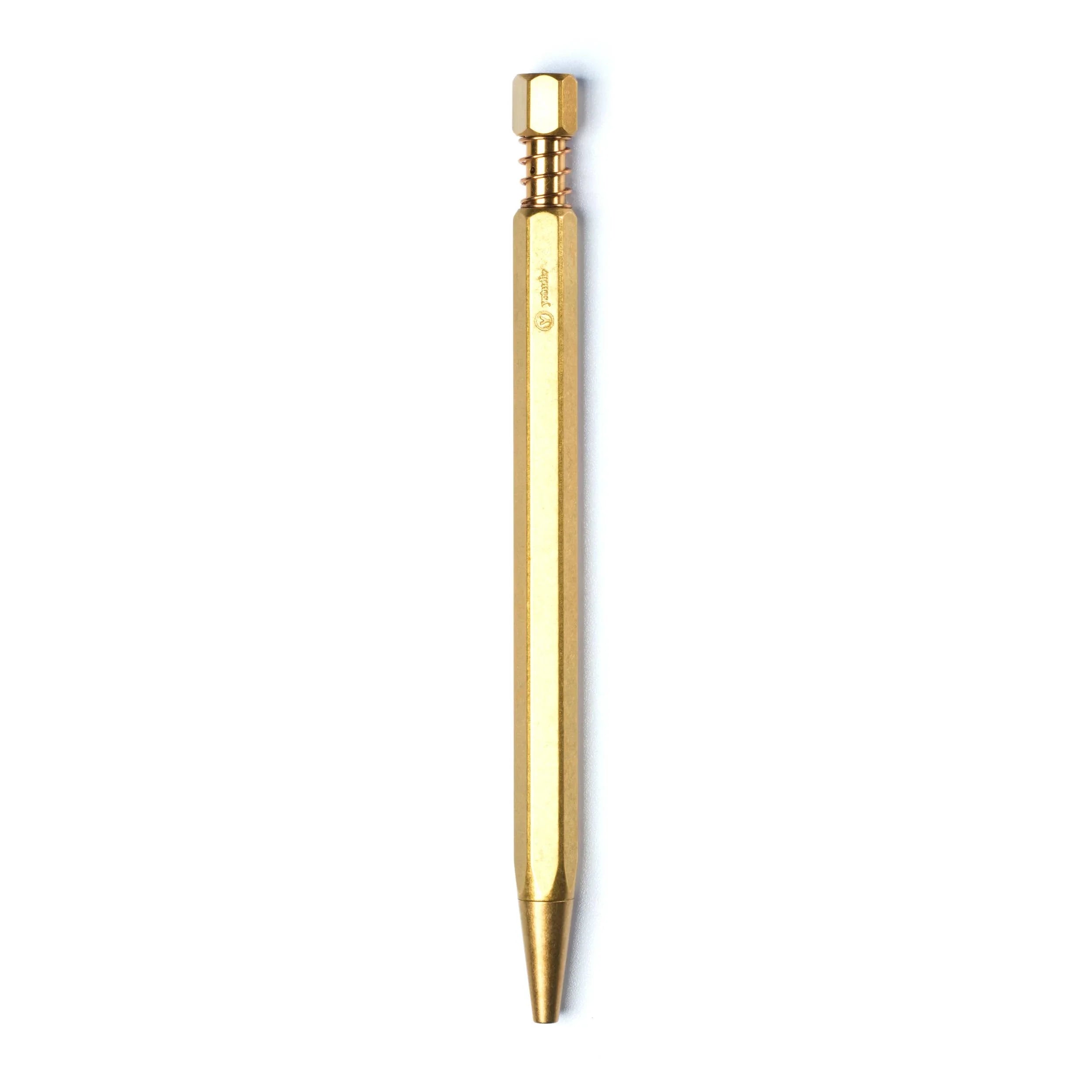 Ystudio | Ballpoint Pen | Classic Revolve | Spring Brass