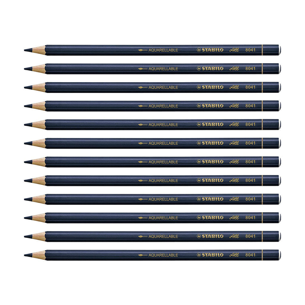 Stabilo | All Graphite Pencil | 12 Count Pack Of 1 | Blue