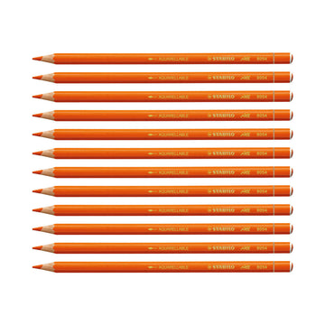 Stabilo | All Graphite Pencil | 12 Count Pack Of 1 | Orange