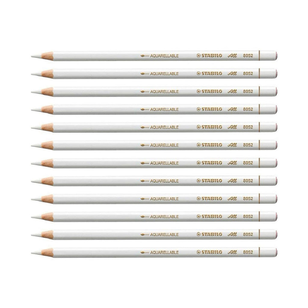 Stabilo | All Graphite Pencil | 12 Count Pack Of 1 | White