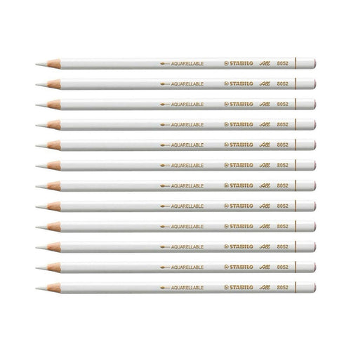 Stabilo | All Graphite Pencil | 12 Count Pack Of 1 | White