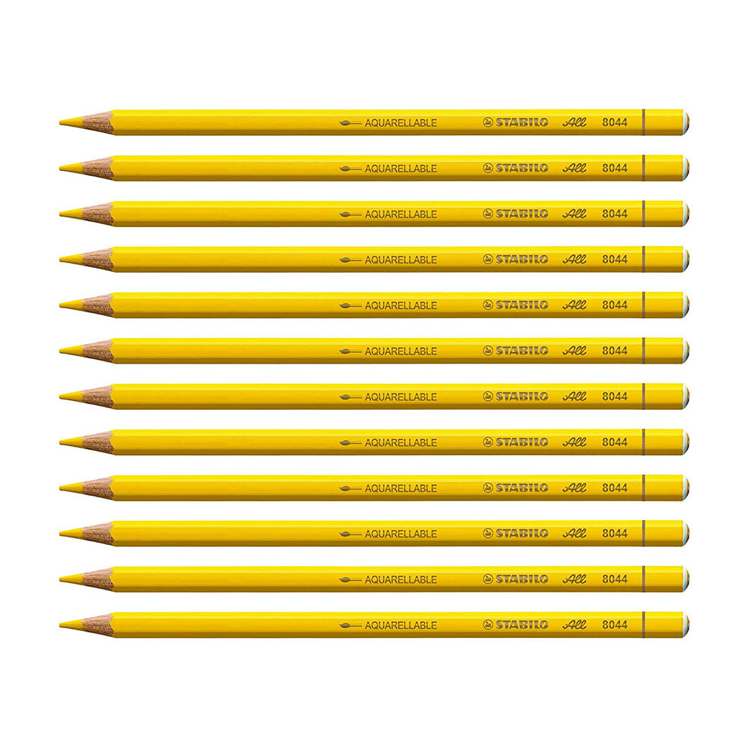 Stabilo | All Graphite Pencil | 12 Count Pack Of 1 | Yellow