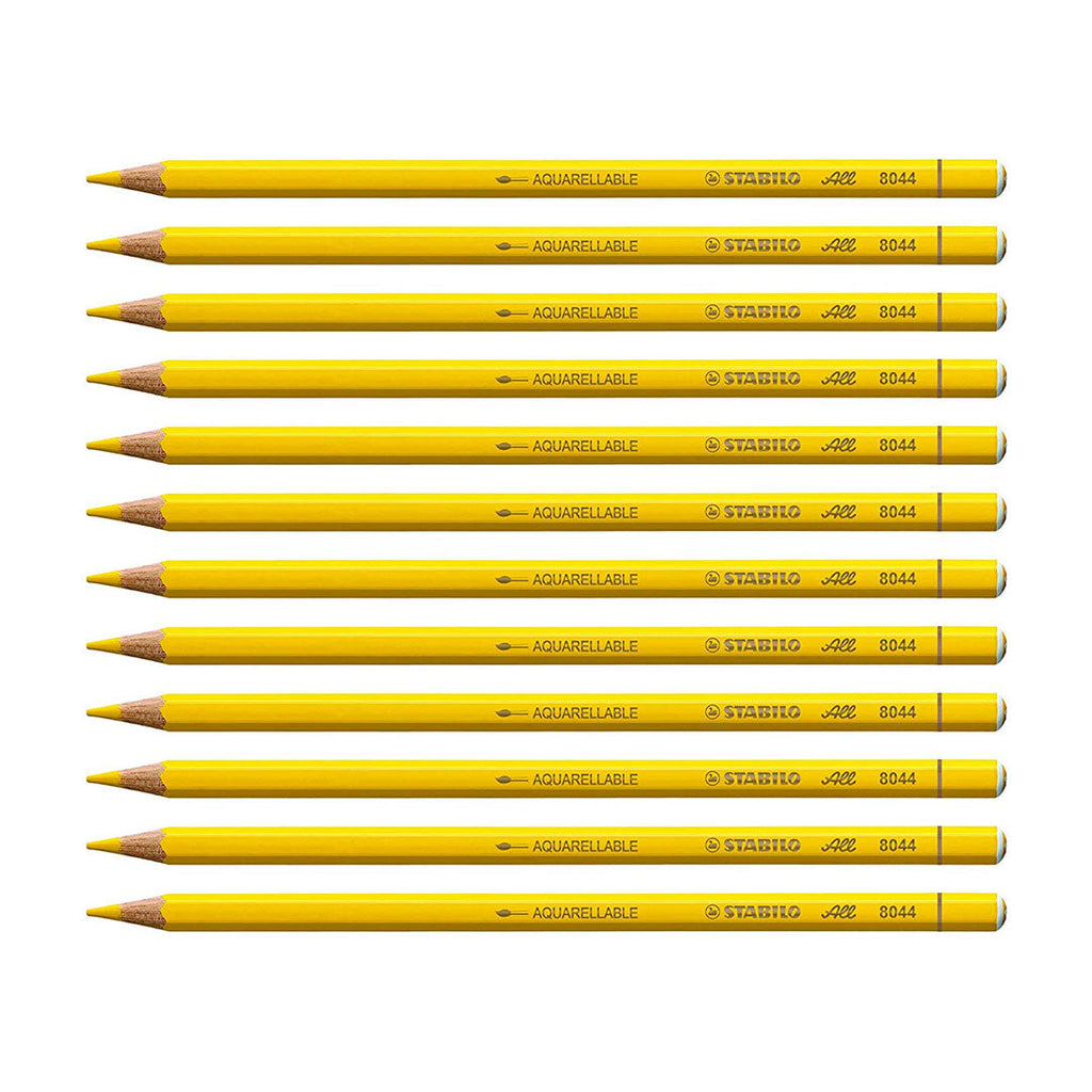 Stabilo | All Graphite Pencil | 12 Count Pack Of 1 | Yellow