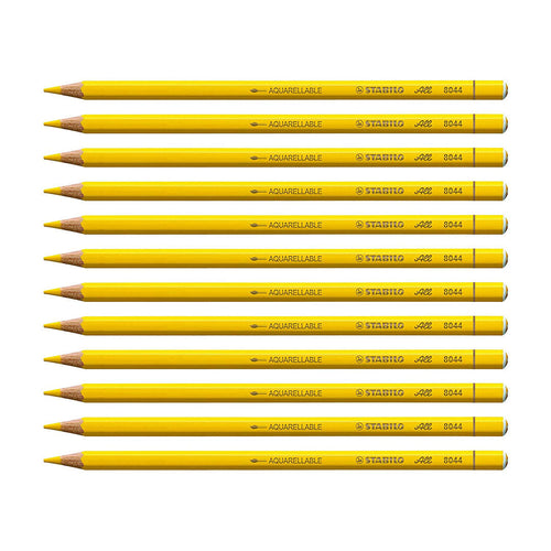 Stabilo | All Graphite Pencil | 12 Count Pack Of 1 | Yellow