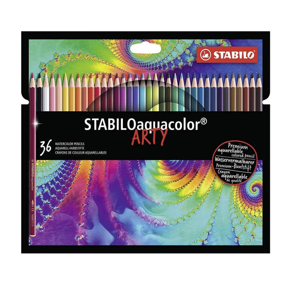 Stabilo | Arty  Aquacolor | Colouring Pencils Wallet | Set Of 36