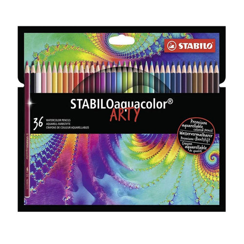 Stabilo | Arty  Aquacolor | Colouring Pencils Wallet | Set Of 36