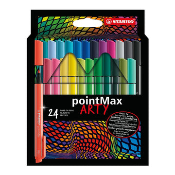 STABILO PointMax Felt-Tip Pen - Set of 24 Colors