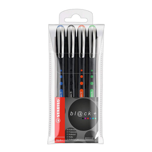 Stabilo | Bl@ck | Medium Tip | Assorted Colors | Pack Of 4