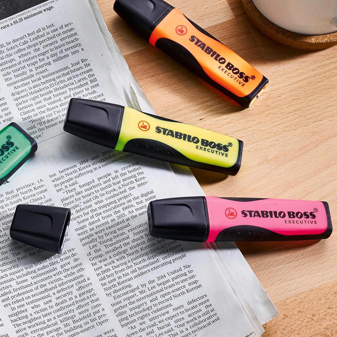 Stabilo | Boss Executive | Highlighter | Pack of 4