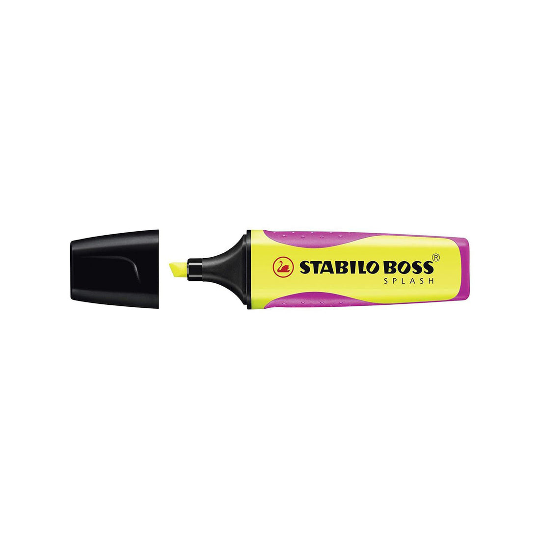 Stabilo | Boss Highlighter Pen| Splash Series | Fluorescent Yellow | 1 Piece