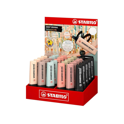Stabilo | Boss Nature | Pack of 30 Display | Highlighter Pen