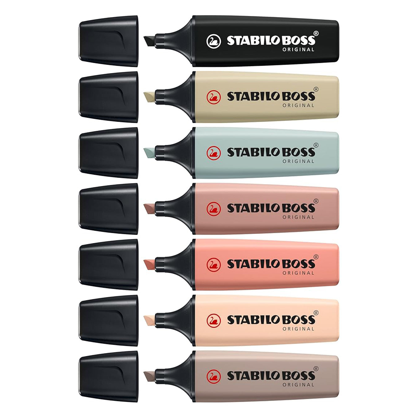 STABILO BOSS Nature Highlighter Pen – Pack of 30