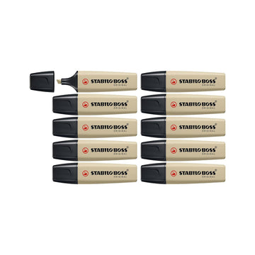 STABILO BOSS ORIGINAL NatureCOLORS Highlighter - Mud Green (10 PCS)