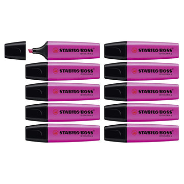 Stabilo | Boss Original Highlighter Pen| Lilac | Wallet Of 10 Pcs
