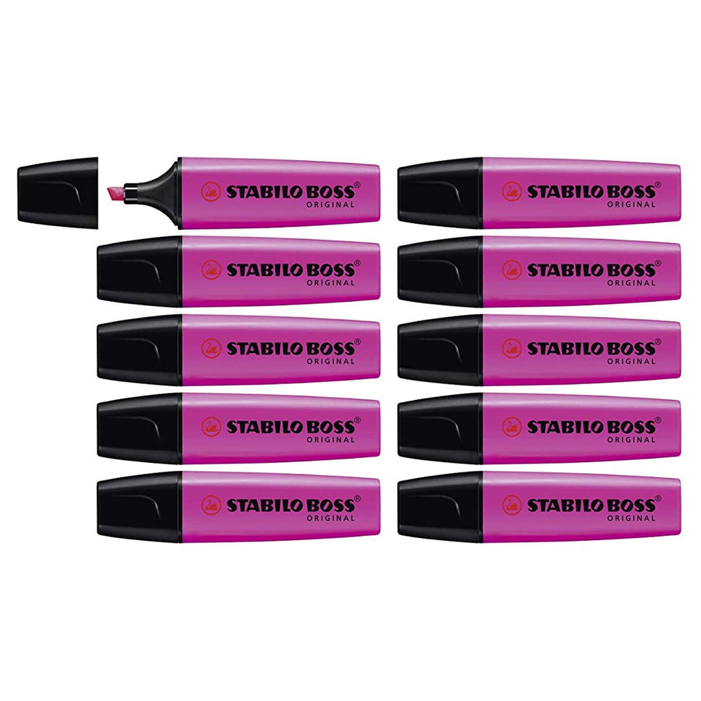 Stabilo | Boss Original Highlighter Pen| Lilac | Wallet Of 10 Pcs