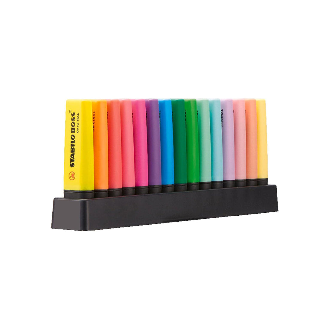 STABILO BOSS Original Multicolored Highlighter - Set of 15