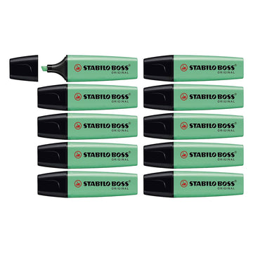 Stabilo | Boss Original | Turquoise | Pack Of 10 | Highlighter Pen