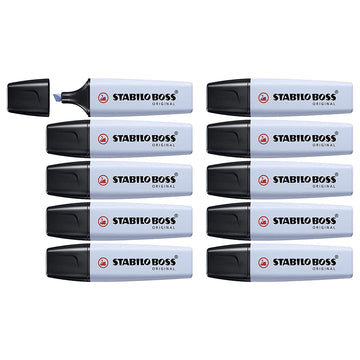 Stabilo | Boss Pastel | Cloudy Blue | Pack Of 10 | Highlighter Pen