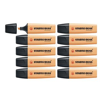 Stabilo | Boss Pastel | Pale Orange | Pack Of 10 | Highlighter Pen