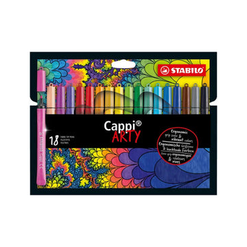Stabilo | Cappi Arty | Felt Tip Pen | Pack Of 18