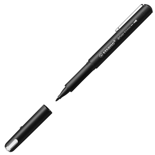 Stabilo | dr!ver Series | Premium Fineliner | 0.8mm | Medium | Black