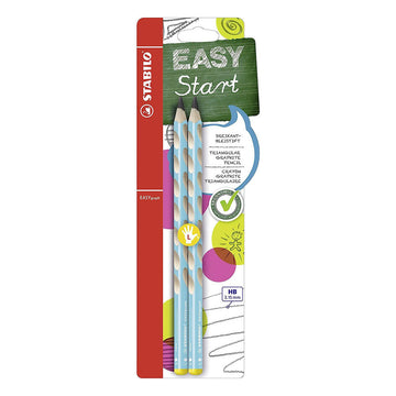 Stabilo | Easygraph Pencil | 2 Pack | Left Handed | HB Blue