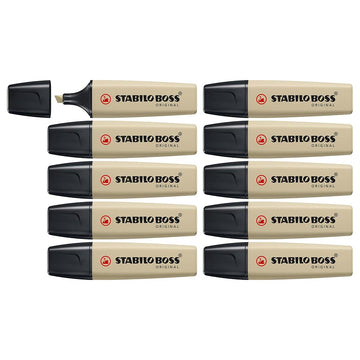 Stabilo | Boss Original Highlighter | Nature Colors | Mud Green | Pack Of 10