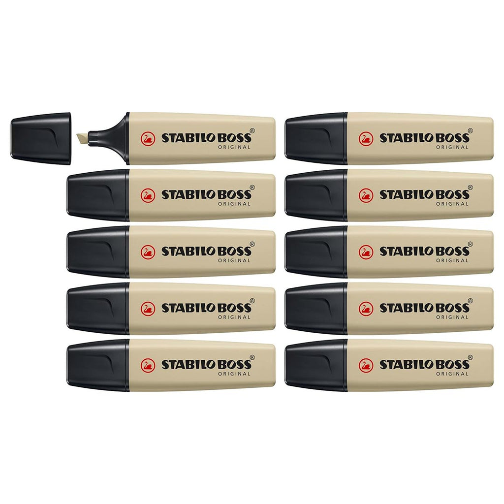 Stabilo | Boss Original Highlighter | Nature Colors | Mud Green | Pack Of 10