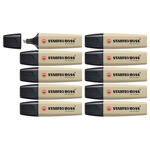 Stabilo | Boss Original Highlighter | Nature Colors | Mud Green | Pack Of 10