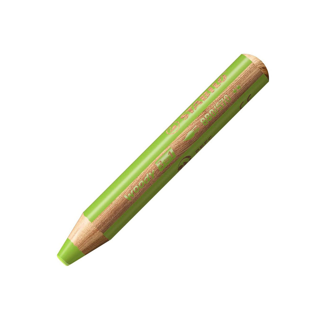 Stabilo | Multi-Talented Pencil | Woody 3 In 1 Duo | Light Green | 1 Piece