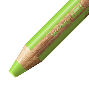 Stabilo | Multi-Talented Pencil | Woody 3 In 1 Duo | Light Green | 1 Piece
