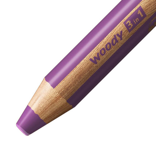 Stabilo | Multi-Talented Pencil | Woody 3 In 1 Duo | Lilac | 1 Piece