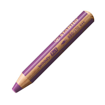Stabilo | Multi-Talented Pencil | Woody 3 In 1 Duo | Lilac | 1 Piece