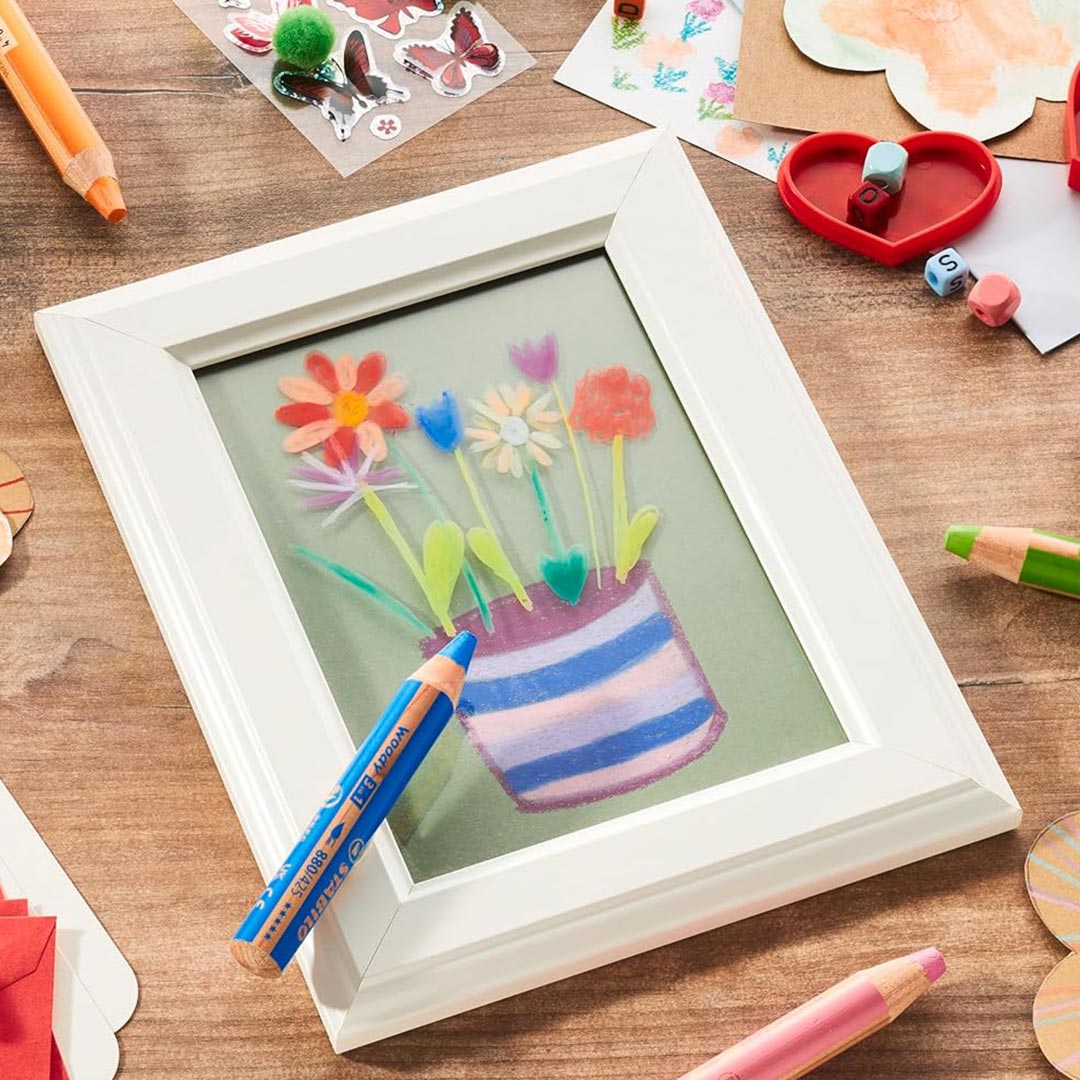 Stabilo | Multi-Talented Pencil | Woody 3 In 1 Duo | Lilac | 1 Piece