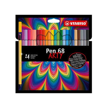 Stabilo Pen 68 Arty Felt Tip Pens | Set of 30 Colors