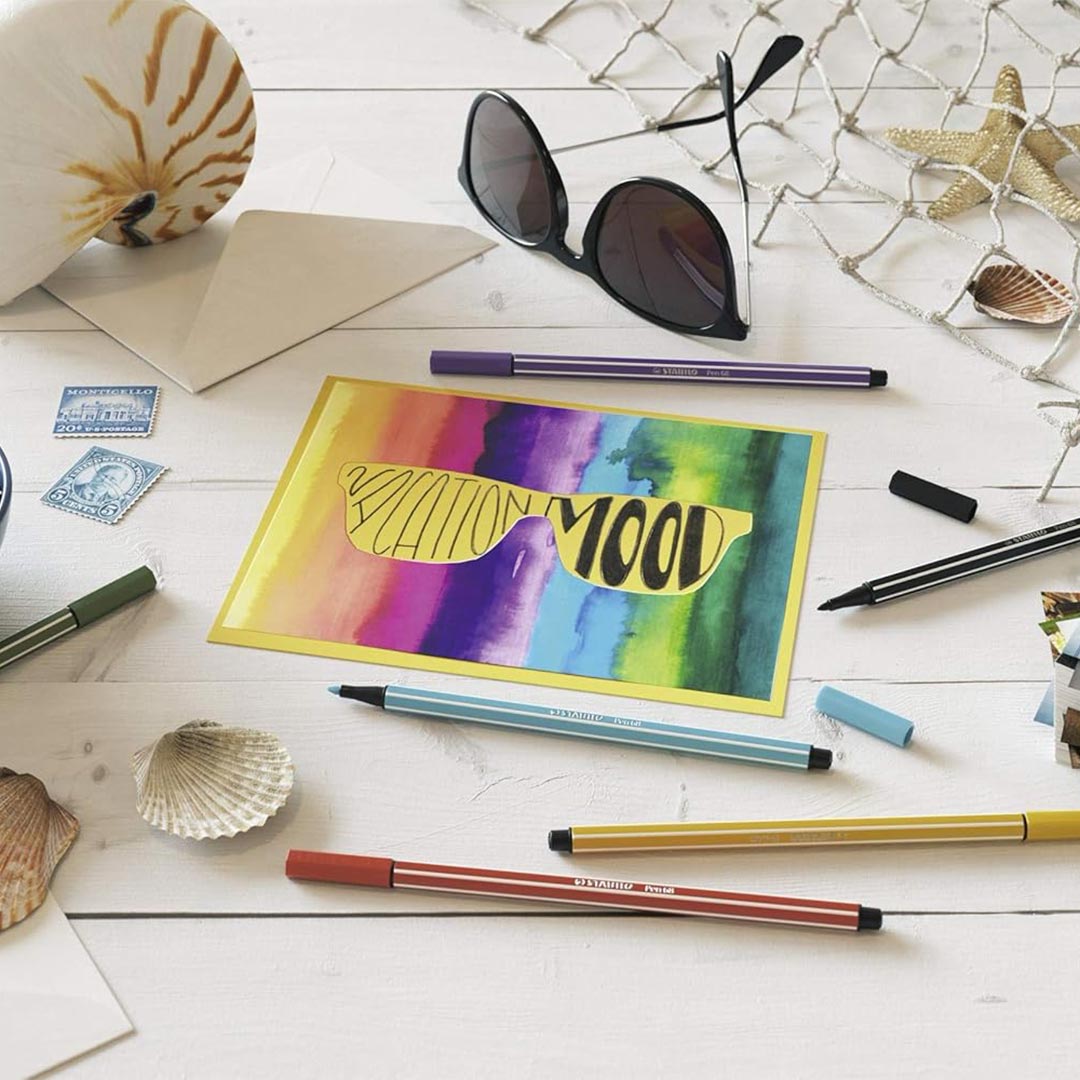 Stabilo | Pen 68 | Sketch Pen | Pack Of 20 | Assorted Colours