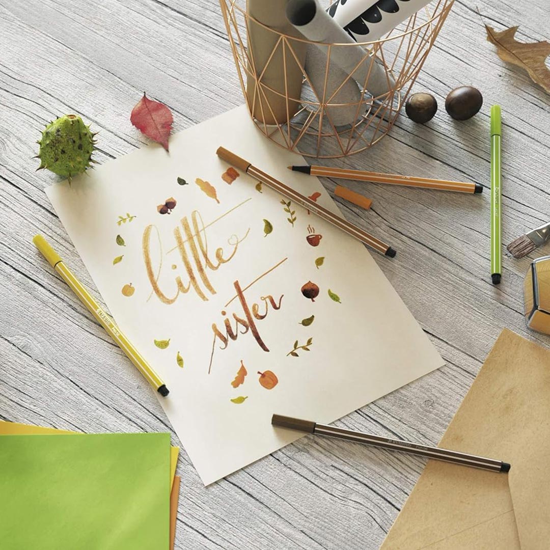 Stabilo | Pen 68 | Sketch Pen | Pack Of 20 | Assorted Colours