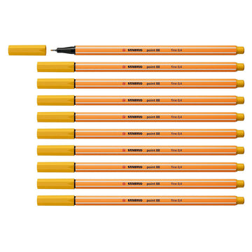Stabilo | Point 88 | Fineliner | Curry | Pack Of 10