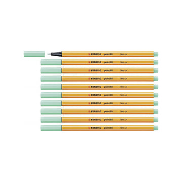 Stabilo | Point 88 | Fineliner | Ice Green | Pack Of 10