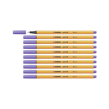 Stabilo | Point 88 | Fineliner | Light Lilac | Pack Of 10