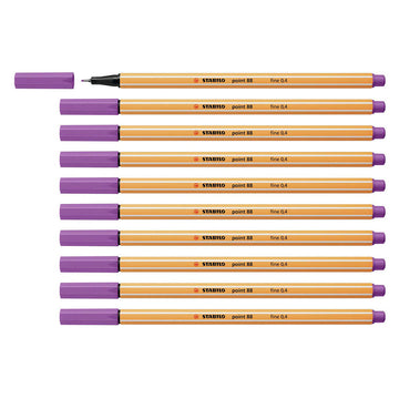Stabilo | Point 88 | Fineliner | Plum | Pack Of 10