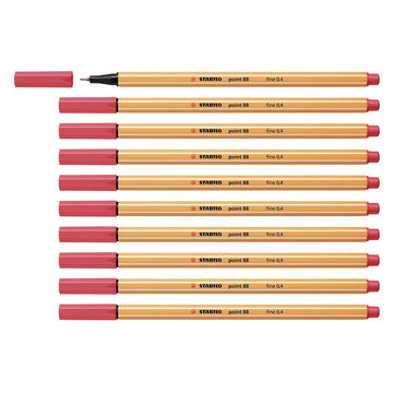 Stabilo | Point 88 | Fineliner | Rust Red | Pack Of 10
