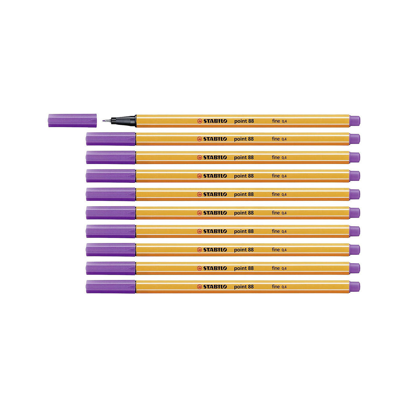 Stabilo | Point 88 | Fineliner | Voilet | Pack Of 10