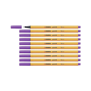Stabilo | Point 88 | Fineliner | Voilet | Pack Of 10