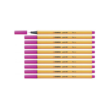 Stabilo | Point 88 | Fineliner | Pink | Pack Of 10