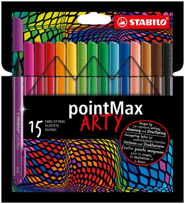 Stabilo | Arty | Pointmax | Pack of 15 Colors